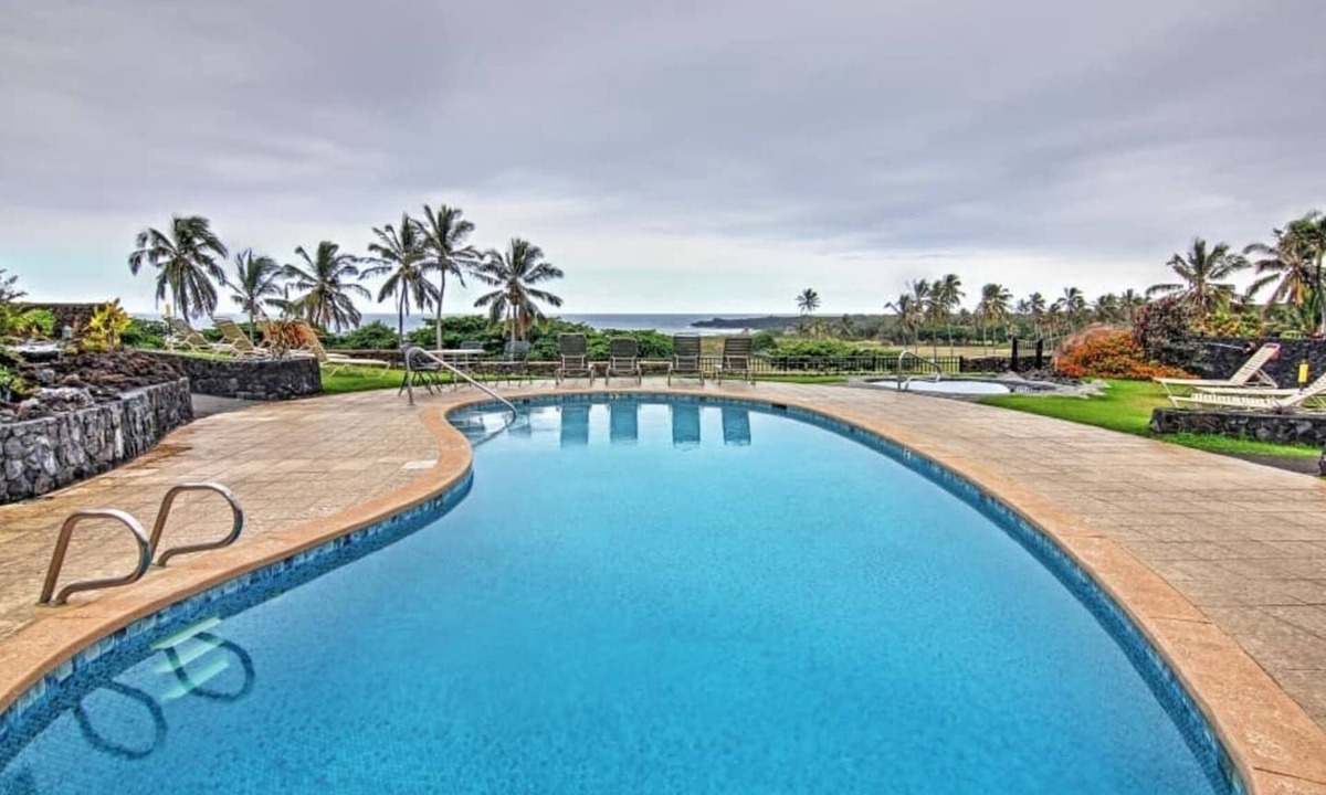 Punaluu Condo | #04 Rest & Relax at Punalu`u Black Sand Beach