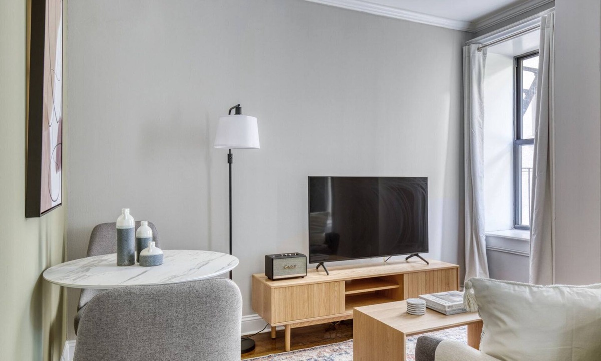 East Village Apartment | Airy East Village 1BR w/W/D, nr Stuyvesant Park, by Blueground