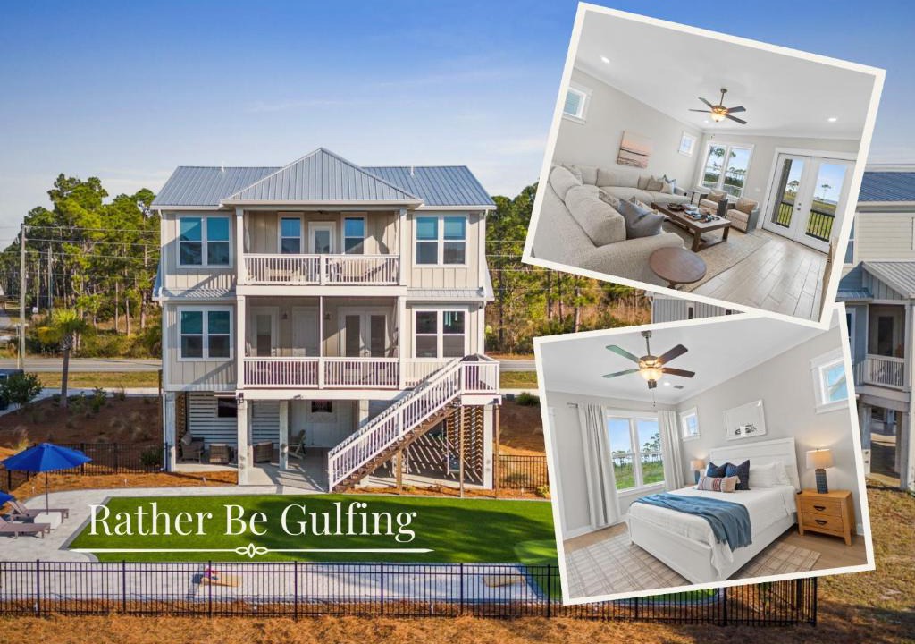 Port St. Joe House | Bayfront 4BR Home with Sunset Decks, Putting Green & Bonus Game Room