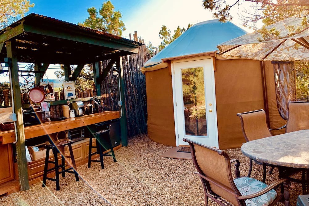 Zuzax Cabin | Charming Yurt in the Cibola National Forest near Albuquerque, New Mexico