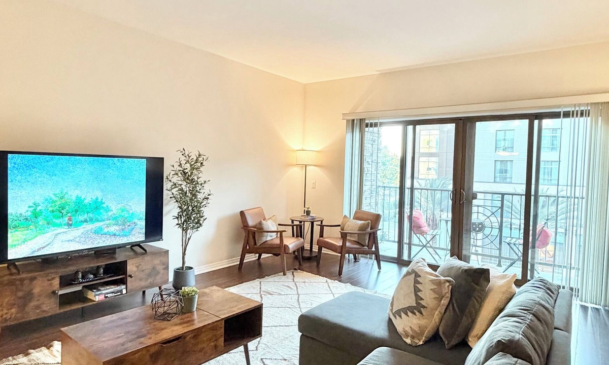 Monterey Park Apartment | Cozy, Sunlit 2BR w/Pool, Gated Parking, 10 min to LA, 2 Parking, Walk to Food