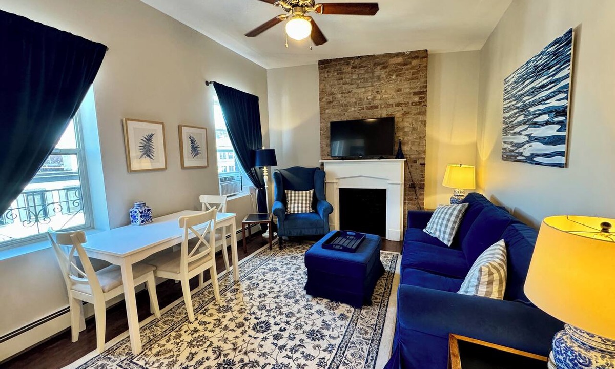 Troy Apartment | Experience Urban Elegance: Downtown 2 BDR within Walking Distance to Everything!
