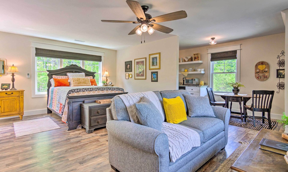 Tigerville Apartment | Hike, Fish & Unwind: Mtn-View Gem in Landrum!