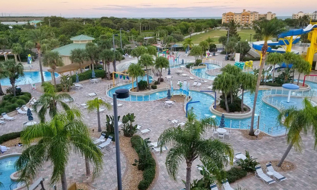Port Canaveral Condo | Large 2-Bedroom (Sleeps 10) in Cape Canaveral Beach Resort with free Water Park!