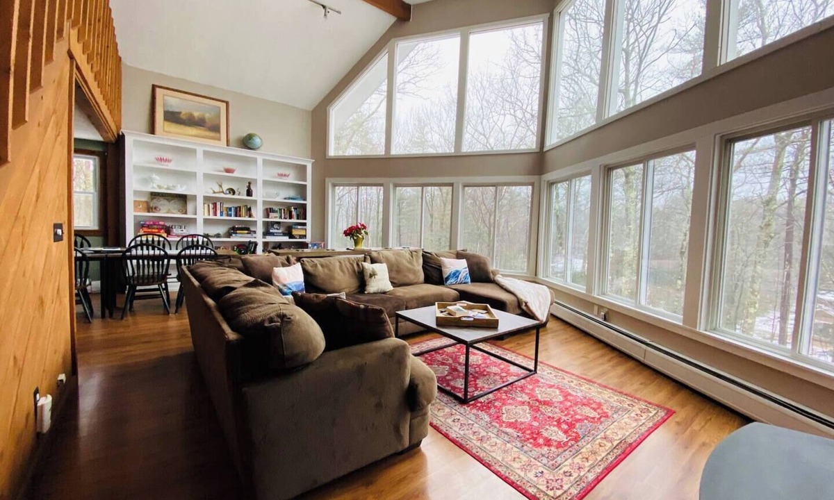 Birch Hill Cabin | Mountain View, Dogs OK, 2 Kitchens, Screened Deck, Pool Table, North Conway