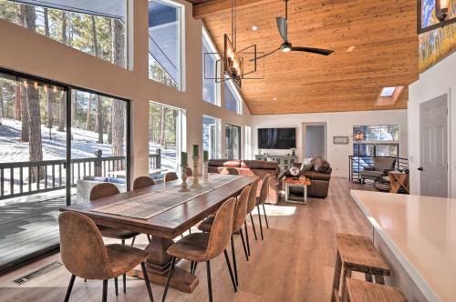 Kachina Village House | Mtn-View Cabin w/Game Room & Deck in Flagstaff