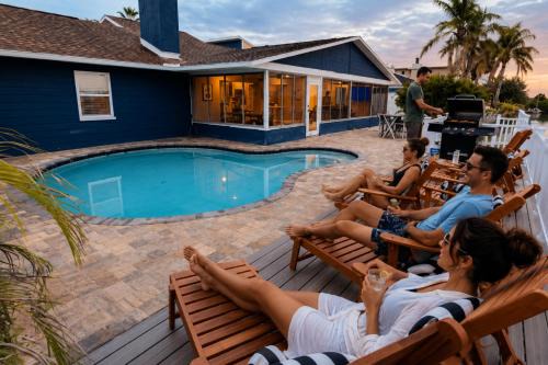 Spring Hill House | Waterfront Home, 5 bedrooms, Heated Pool, Sunsets!