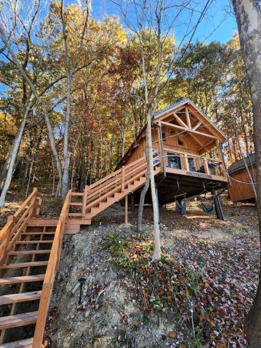 Scio House | Wooden Chic Cabin Fully Stocked in Ohio