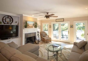 on canal with dock~walk to beach, marina, activity center~screened patio