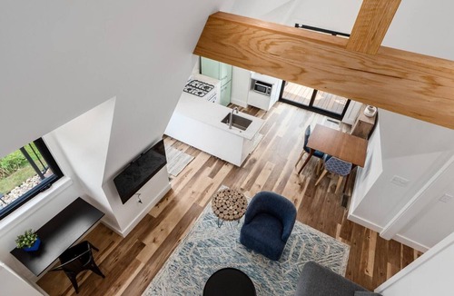 Summit Station Apartment | 1-Bedroom Waterfront A-Frame on Buckeye Lake