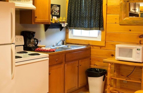 Millersburg Apartment | 2 Bedroom Lodge Suite with Kitchen, Fireplace, and Jacuzzi Tub