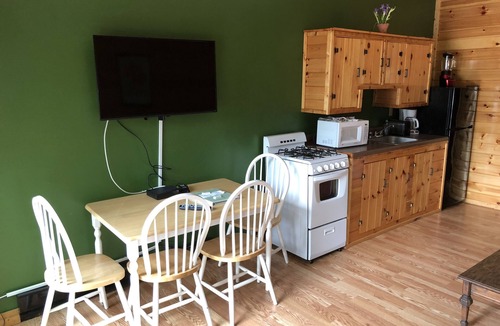 Lake Luzerne-Hadley Cabin | 2 BR Waterfront Lodge Suites Overlooking the Docks and Mountains Sunsets!