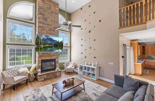 Summit Station House | Adventure Haven+Rock Climbing Wall