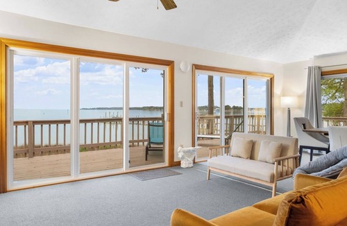 Hallieford House | Bayfront Escape, Private Dock, Large Deck, and Views!