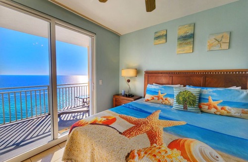 West Panama City Beach Condo | Best Beachfront Resort - Splash 1906E! Free Beach Chairs, Pools, Fireplace, Crib