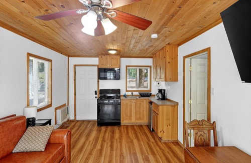 Cobb Cabin | Charming Cabin with Scenic Patio and Grill Area in Cobb, California
