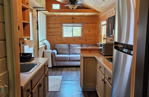 Post Falls Cabin | Cozy Mountain Tiny Home