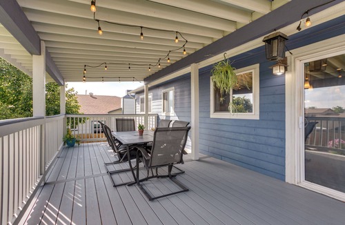 Thornton Cottage | Furnished Deck + Fire Pit: Thornton Family Retreat