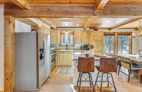 Angel Fire Cabin | Hot Tub + Fireplace: Cozy Angel Fire A-Frame Cabin
