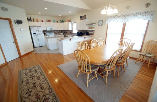 Kitty Hawk Cottage | KH4004- Oceanside-5 BRs, Elevator, Pool Table, Private Pool and Hot Tub!