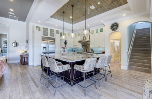Cape Harbour House | Lux 5BR/4BA South-Facing Waterfront/Pool, Hot Tub, Dock & Dual Master Suites