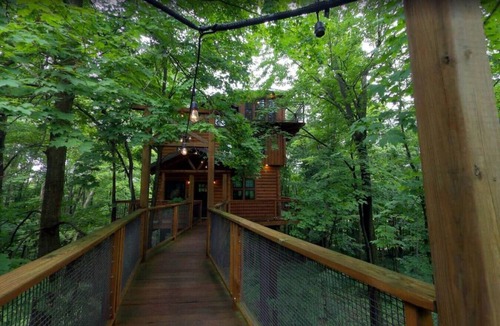 Millersburg Cabin | Luxury Treehouse Nestled in Trees of Amish Country