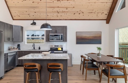 Indian Point Cabin | Modern A-Frame + Hot Tub with Lake Views Near Branson