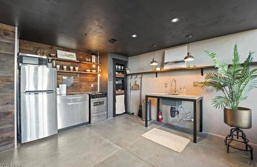 Downtown Cleveland Condo | Modern Loft w/Private Terrace + Views of Lake Erie & Browns Stadium