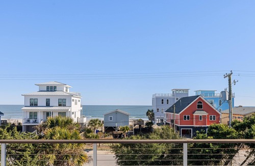 Folly Beach House | Panoramic Views, Pool + Game Room
