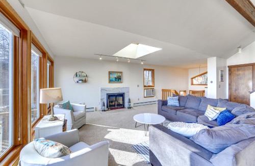 Menominee House | Private Beach & Deck: Spacious Lake Michigan Home