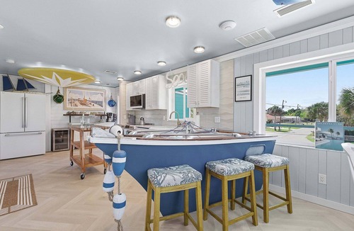 South Waterfront Park House | Private Riverfront Retreat w/Dock, Boat Access & Sunrise Views