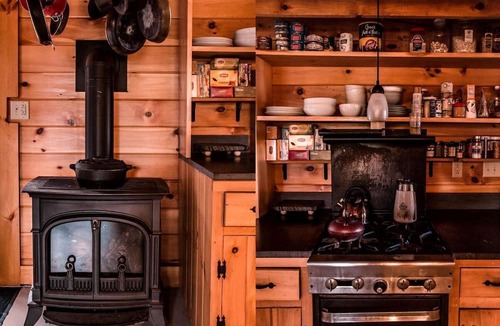 Sutton Cabin | Rustic Log Cabin Rental in the Forest near Kingdom Trails and East Burke, Vermont