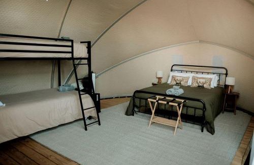 McIntosh Other | Scenic Family Glamping Retreat with Orchard & Mountain Views near Mountainair in Torreon, New Mexico
