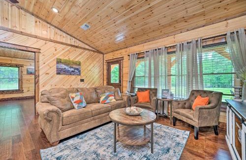 Golden House | Setting Sun’ Eagletown Gem: Real-Log Cabin!