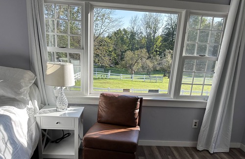 Sanbornville Apartment | Spacious studio on a beautiful working horse farm