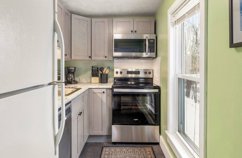 Morrisville Condo | Stowe Lofts- 2-bedroom condo, peaceful, 5 min to Stowe, Ask about pet policy