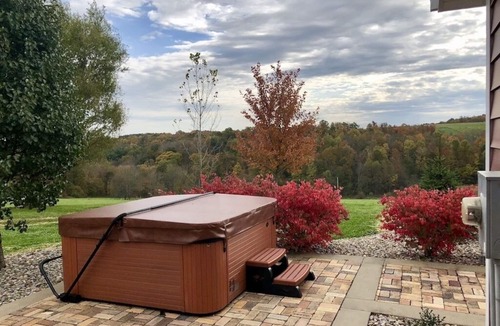 Dundee Cabin | The PearTree Cottage- enjoy the view in the hot tub! 10 minutes from Berlin