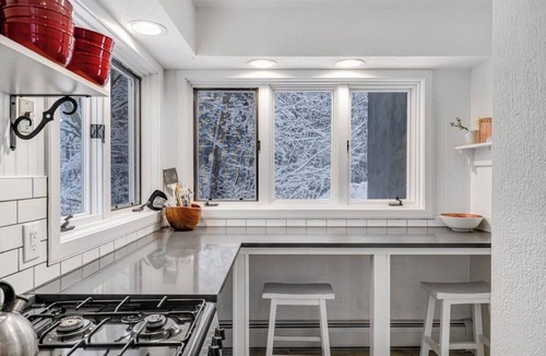 Stowe House | Three-Level House Near Skiing w/Free WiFi, Private Hot Tub, Gas Fireplace
