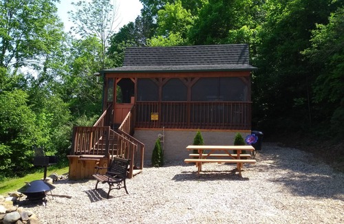 Kimbolton Cabin | Valley View Cabin bordering Salt Fork State Park WiFi
