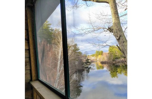Winnisquam Condo | Waterfront Studio-King bed, Kitchen, Private Porch