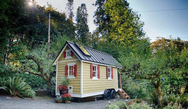 Adorable Rural Tiny House Rental on the Puget Sound in Olympia, Washington
