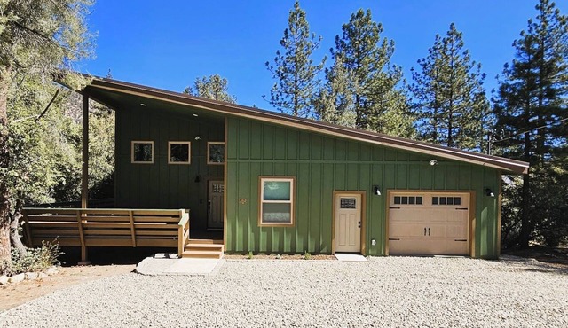 "Bearly Connected", a brand new modern cabin in Pine Mountain Club w/EV charger