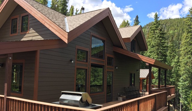 Mt. Evans Cabin with 40 acres, stream, amazing views, skiing, a true getaway