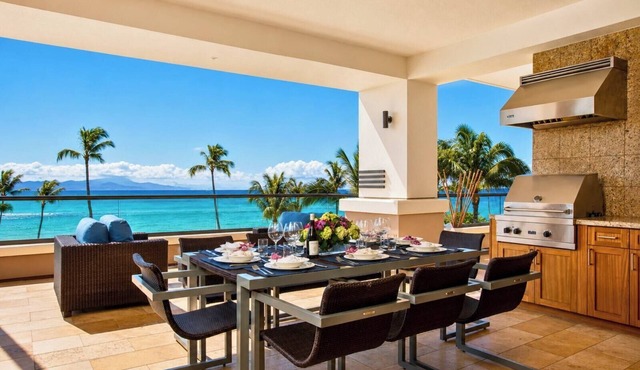 Oceanview 3-Bedroom Luxury Villa at The Resort at Kapalua Bay with Housekeeping, Spa, Rental Car Included! MON-1303 | KBM