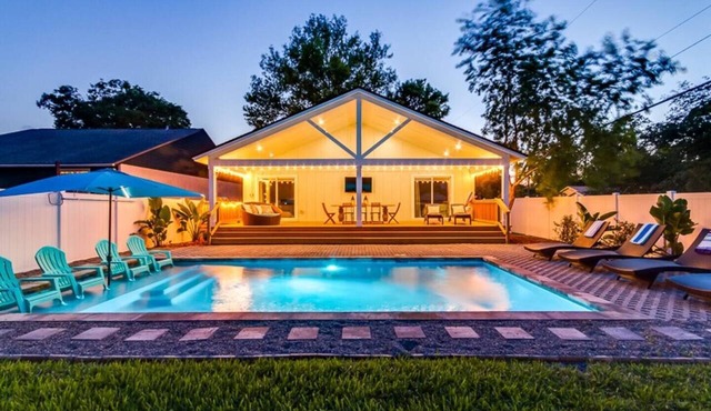 Private Pool + Golf Cart | 1 Mile to Beach