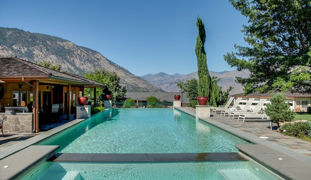 Secluded Manson Pool House with Private Pool & Hot Tub, Dock on Lake Chelan