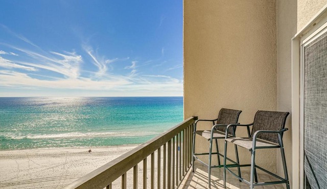 Steps to Shore! PCB Resort Condo w/Balcony