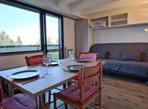 Studio cabine avec balcon et parking couvert - FR-1-340-186 in Chamrousse