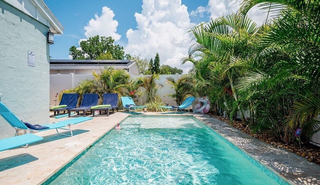 Tropical Disco | Pool & Fire Pit | St. Pete Beach