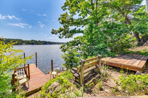 Waterfront Glen Lake Cabin w/Boat Dock & Deck
